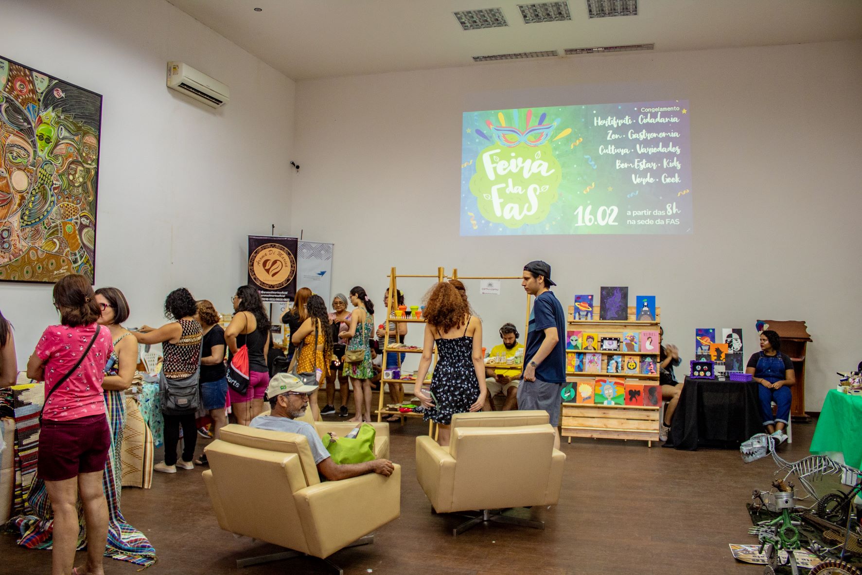 Feira da FAS promove programação gratuita com cultura, cidadania e ações ambientais no domingo
